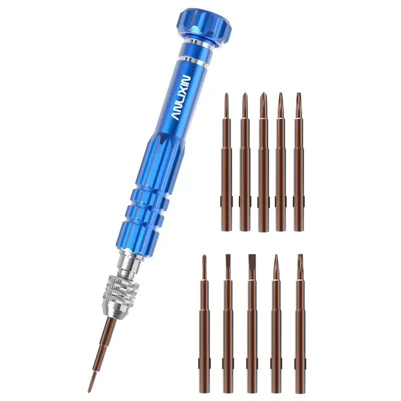 10 in 1 Mobile Phone Repair Tool Kit, Smartphone Screwdriver Set,Essential Disassembly Toolkit - FushionX Techflex