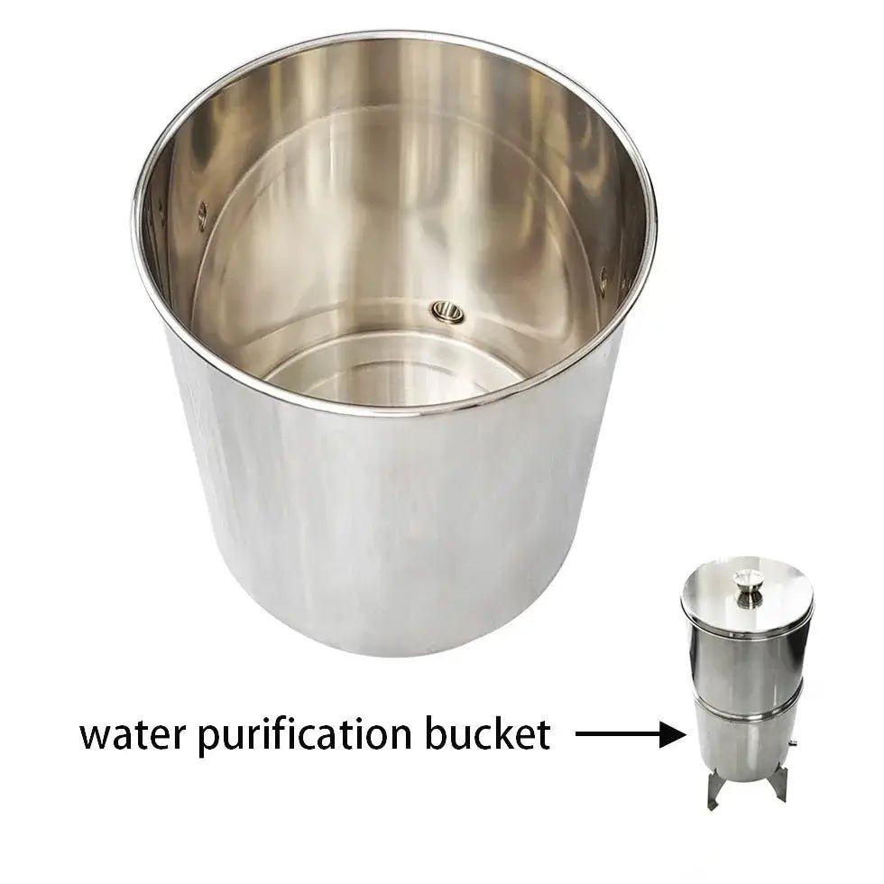 304 stainless steel zero gravity no electricity water filtration system outdoor camping - FushionX Techflex