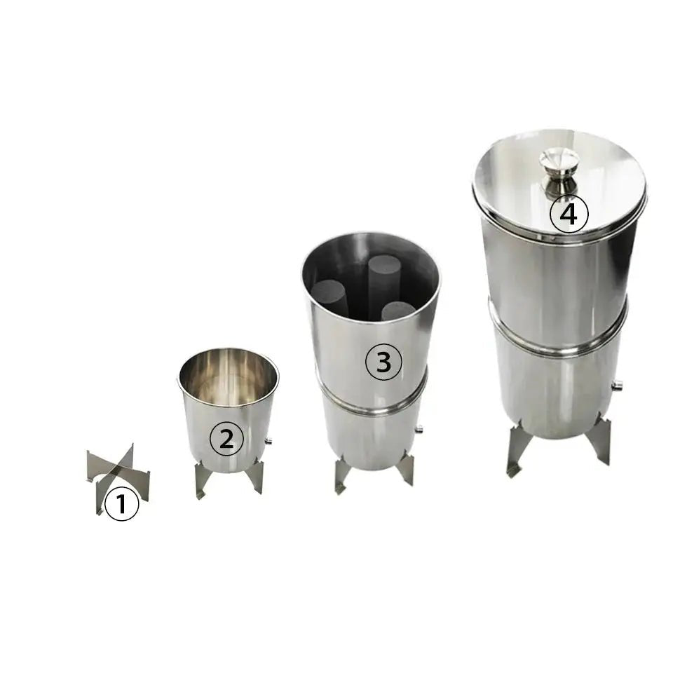 304 stainless steel zero gravity no electricity water filtration system outdoor camping - FushionX Techflex