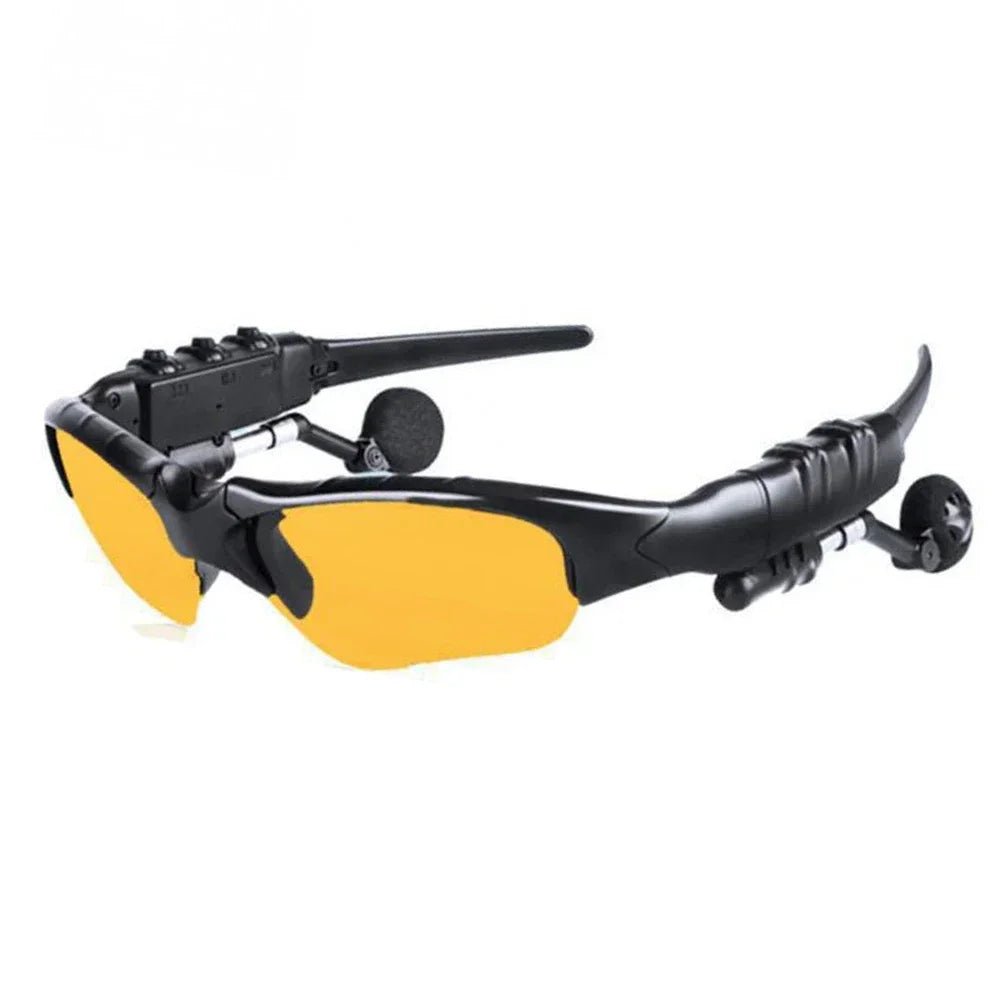 5.0 Stereo Earphones Wireless Headset with Mic Smart Glasses Sunglasses for Driving Cycling Sports Noise Reduction Headphones - FushionX Techflex