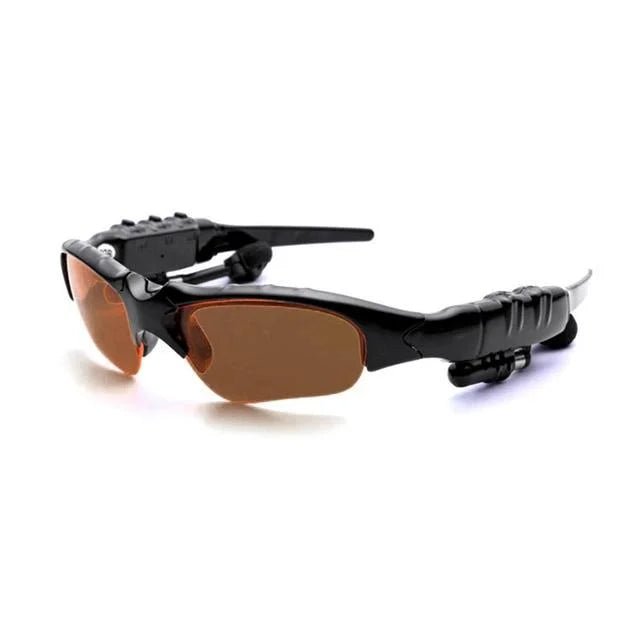 5.0 Stereo Earphones Wireless Headset with Mic Smart Glasses Sunglasses for Driving Cycling Sports Noise Reduction Headphones - FushionX Techflex