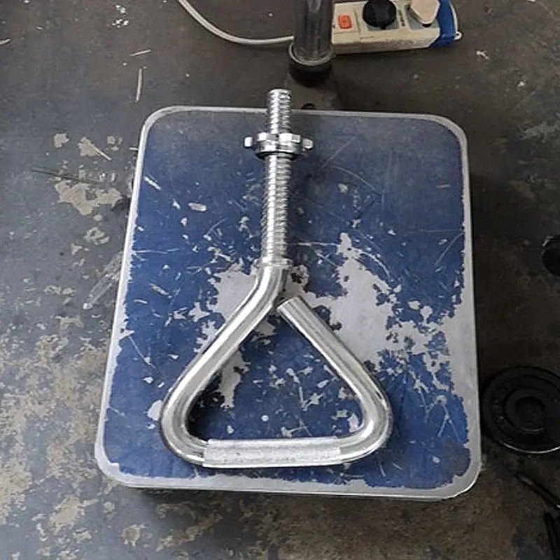 Adjustable Fitness Kettlebell Handle Metal Barbell Weight Plate Grips Home Gym Weightlifting Workout - FushionX Techflex