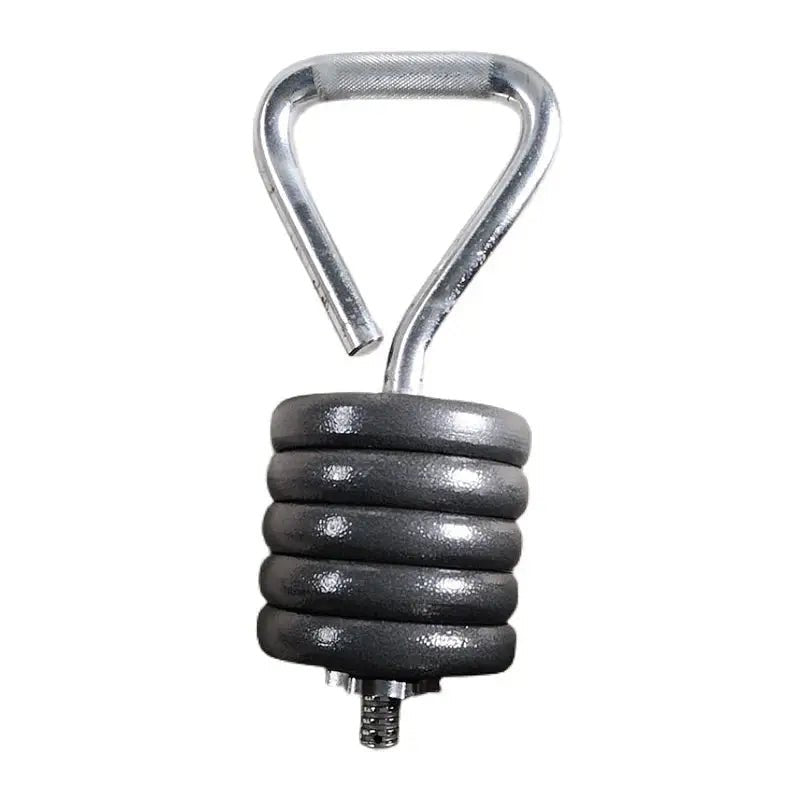 Adjustable Fitness Kettlebell Handle Metal Barbell Weight Plate Grips Home Gym Weightlifting Workout - FushionX Techflex