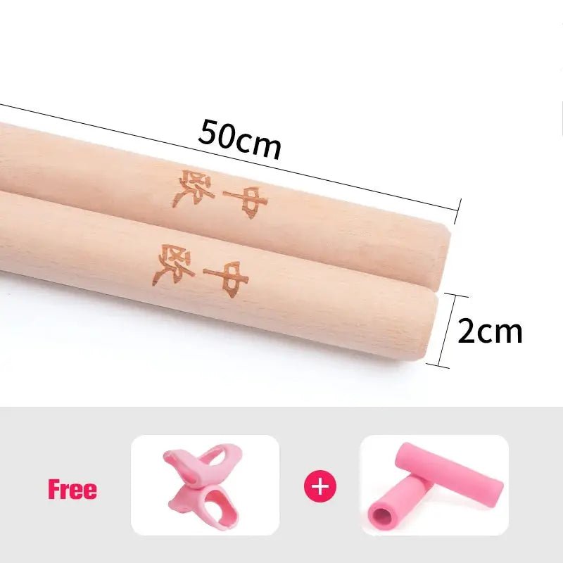 Back Posture Corrector Wooden Yoga Stick Support For Office Gym Home Back Strecher - FushionX Techflex