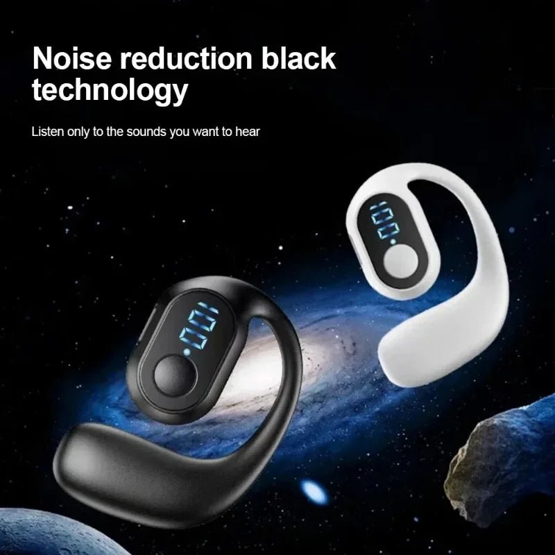 Bluetooth 5.3 Headphone TWS Wireless Ear Hook Earphone HiFi Stereo Noise Reduction Headset Waterproof Earbud for Huawi Xiami - FushionX Techflex