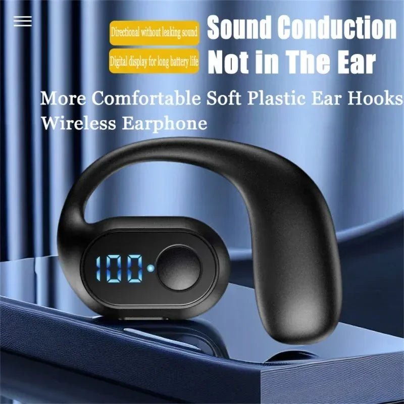 Bluetooth 5.3 Headphone TWS Wireless Ear Hook Earphone HiFi Stereo Noise Reduction Headset Waterproof Earbud for Huawi Xiami - FushionX Techflex
