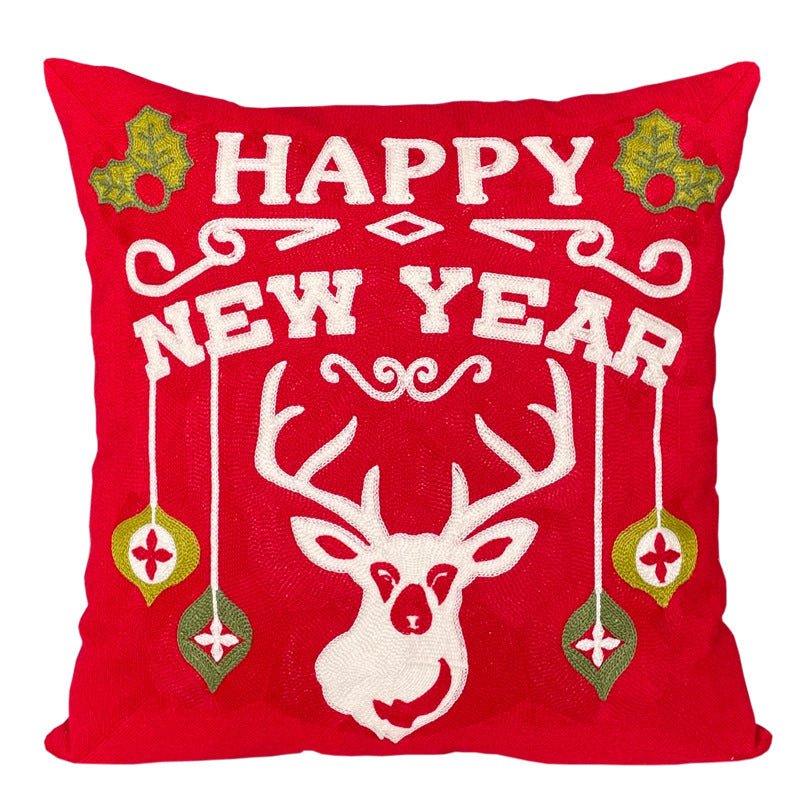 Christmas Gift New Year Cute Cartoon Office Cushion Throw Pillowcase - FushionX Techflex
