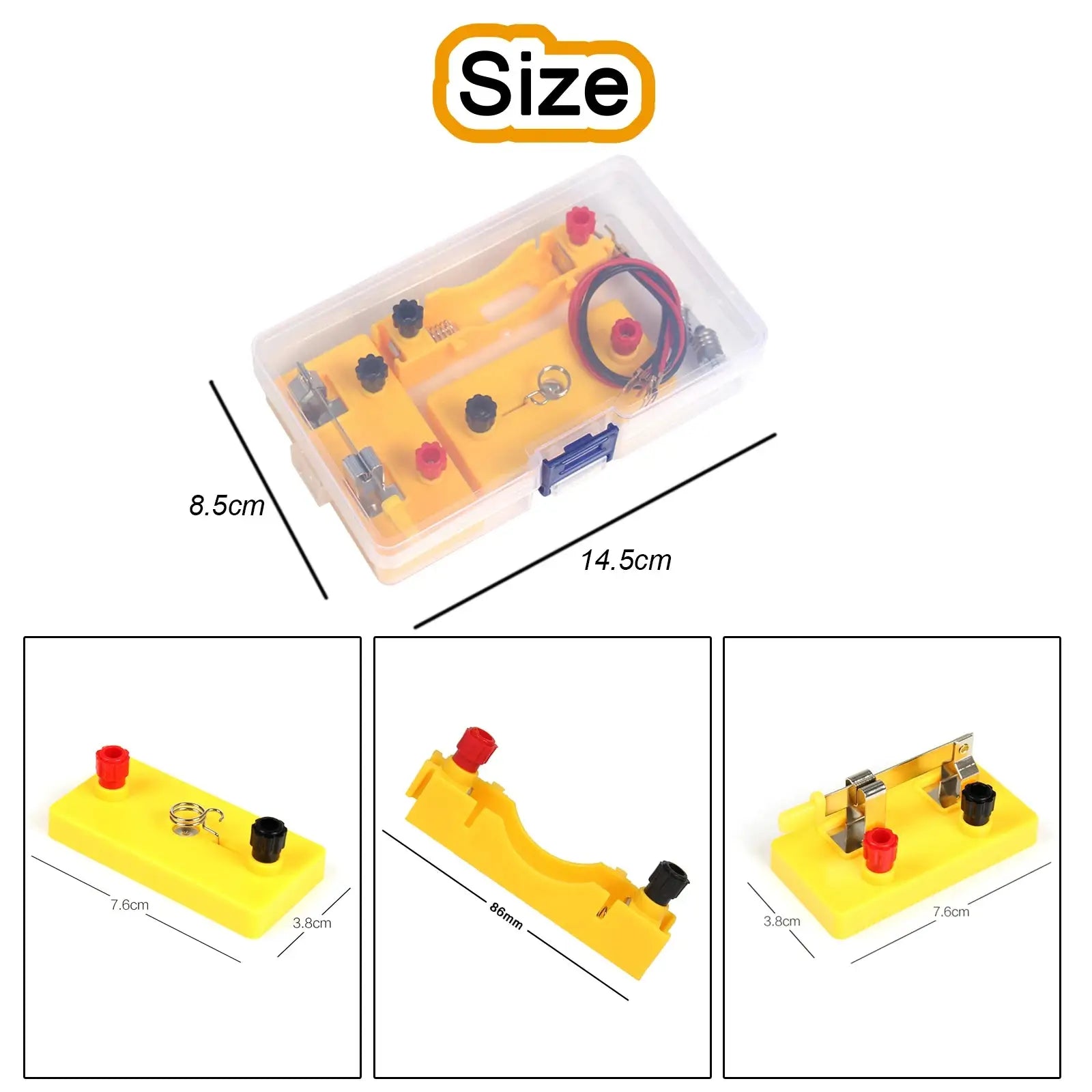 DIY Basic Circuit Electricity Learning Kit Physics Educational Toys For Children STEM Experiment - FushionX Techflex