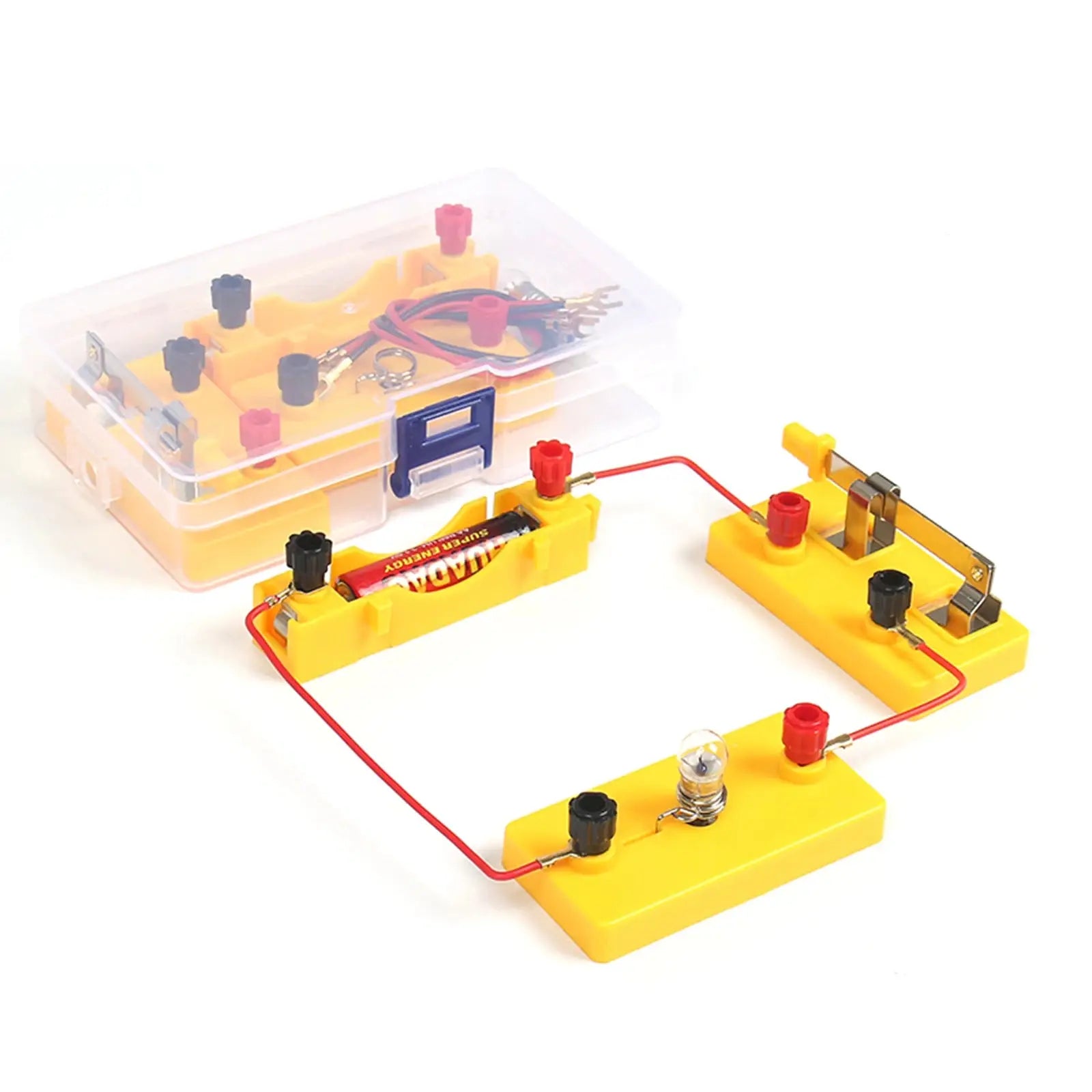 DIY Basic Circuit Electricity Learning Kit Physics Educational Toys For Children STEM Experiment - FushionX Techflex
