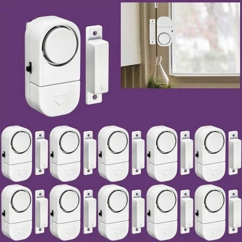Door and Window Alarm Security Wireless Home Window Door Anti - theft Security Alarm System Magnetic Sensor - FushionX Techflex