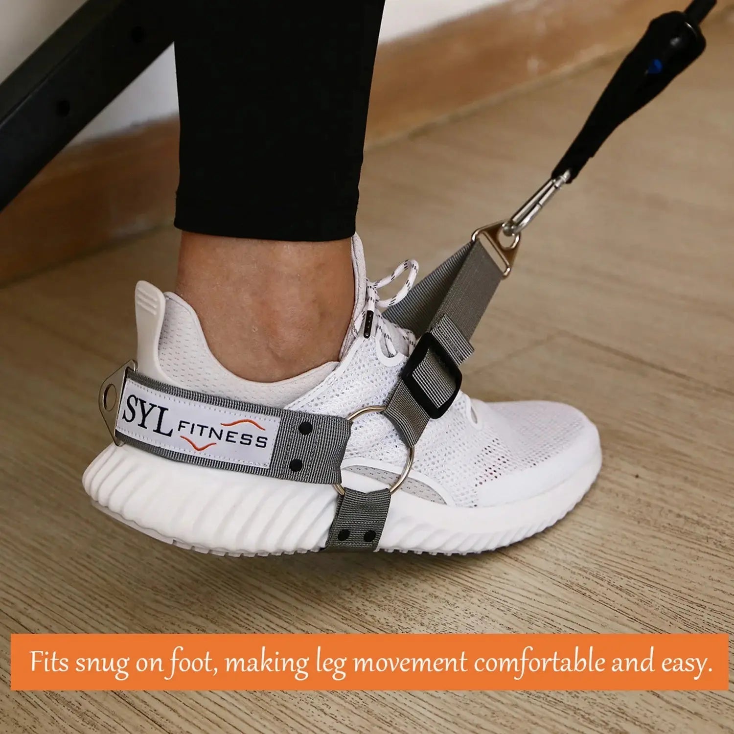 Fitness Glute Leg Buttocks Workout Kickback Strap Shoe Cover Hip Training Device Home Gym - FushionX Techflex