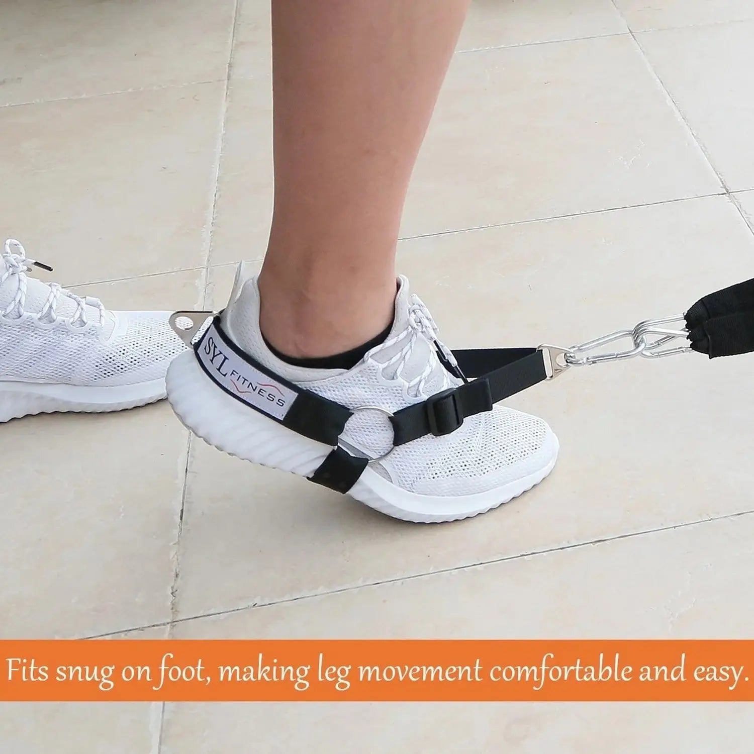 Fitness Glute Leg Buttocks Workout Kickback Strap Shoe Cover Hip Training Device Home Gym - FushionX Techflex