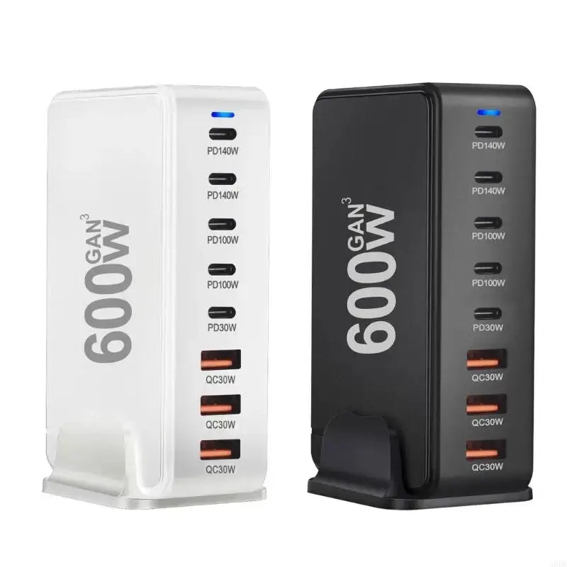 G8DF 600W 8 Port GaNs PD USB C USB A Adapters for Phone - FushionX Techflex