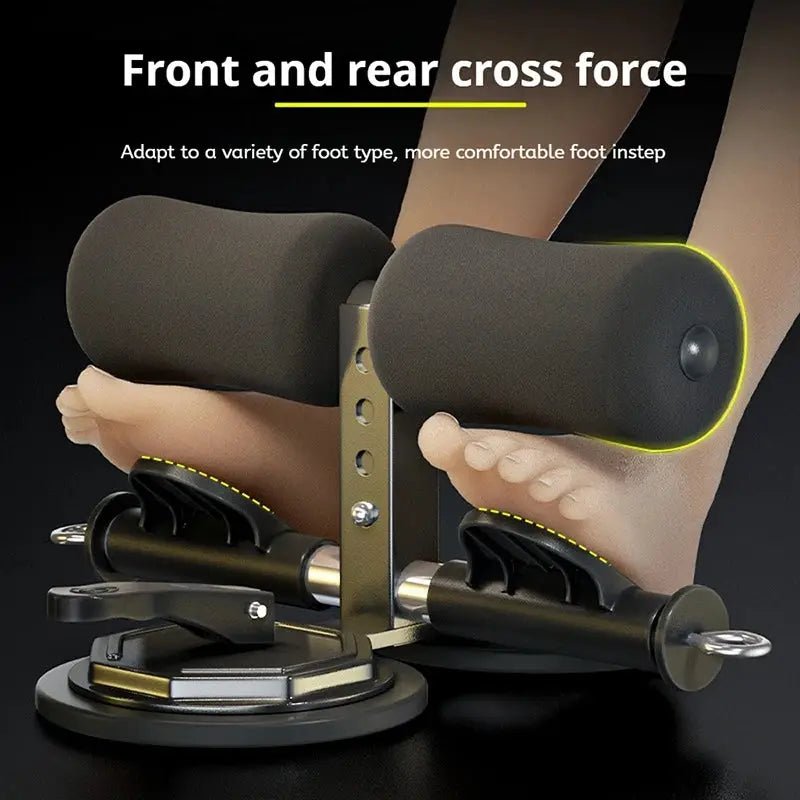 Gym Equipment Double suction cup sit up assist Assistant Exercised Abdomen Arms Stomach Thighs Legs Home Fitness - FushionX Techflex