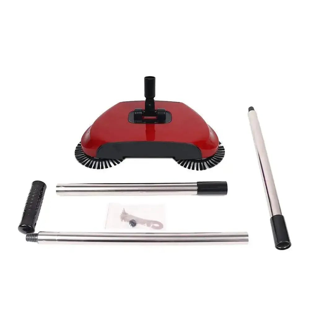 Household Hand Sweeping Machine Without Electricity 360 Degree Rotating,Automatic Cleaning Push Sweeper Broom - FushionX Techflex