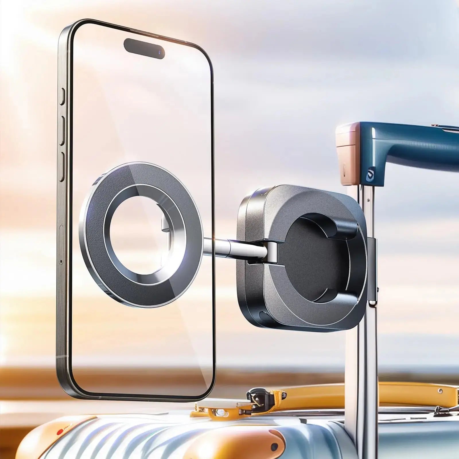 LISEN for MagSafe Car Mount 360 Degrees Phone Holder Universal Smartphone Stands Car Rack Dashboard - FushionX Techflex