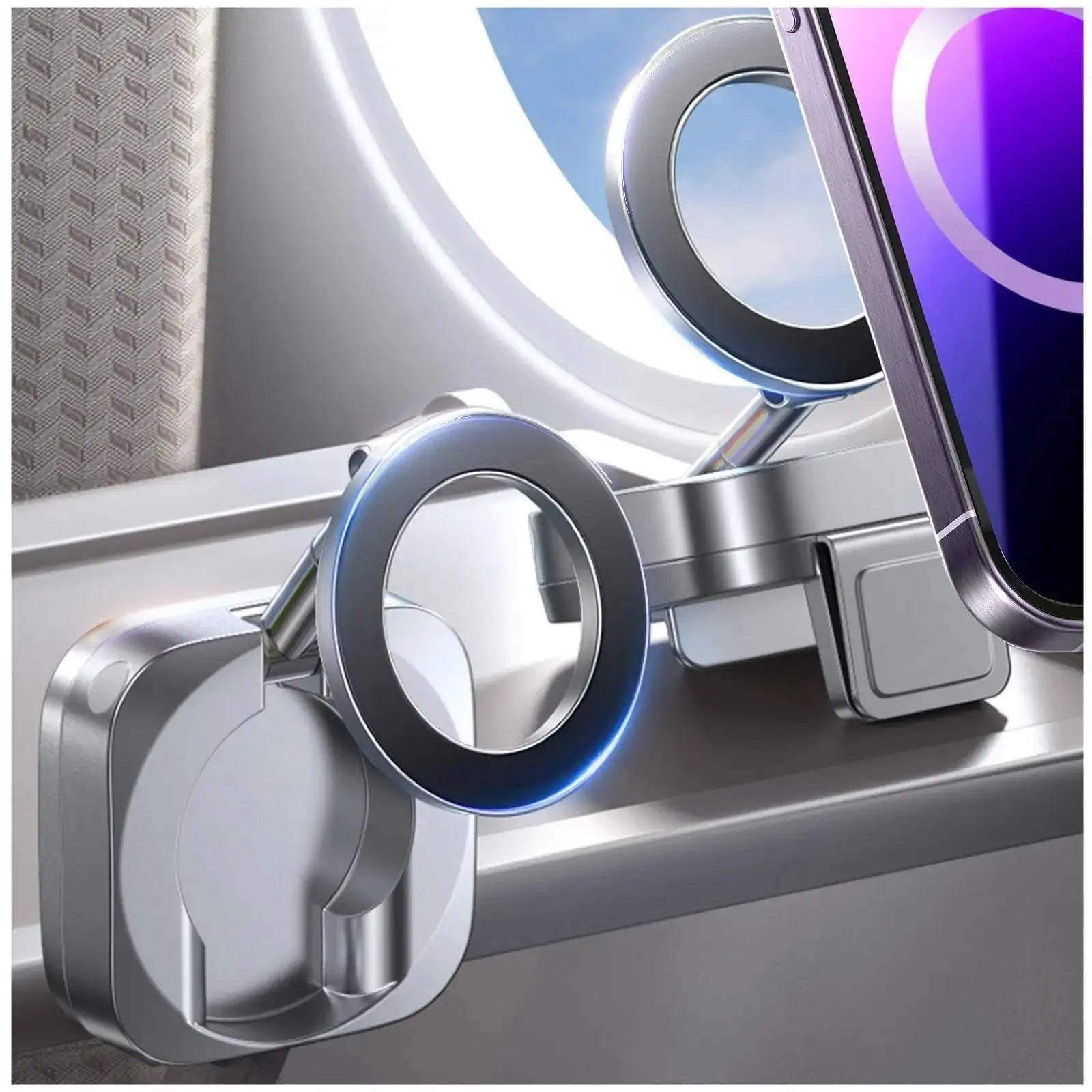 LISEN for MagSafe Car Mount 360 Degrees Phone Holder Universal Smartphone Stands Car Rack Dashboard - FushionX Techflex