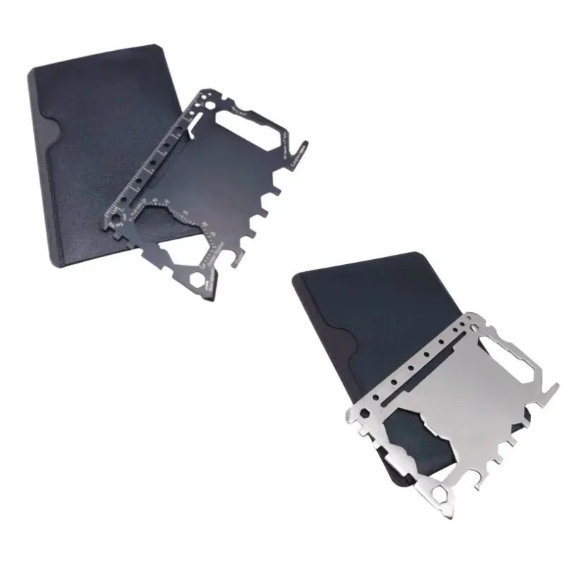 Multi Tool 46 in 1 Credit Card Size Outdoor Camping Survival Accessories Multipurpose Gear Gadget Tools for Man Portable - FushionX Techflex