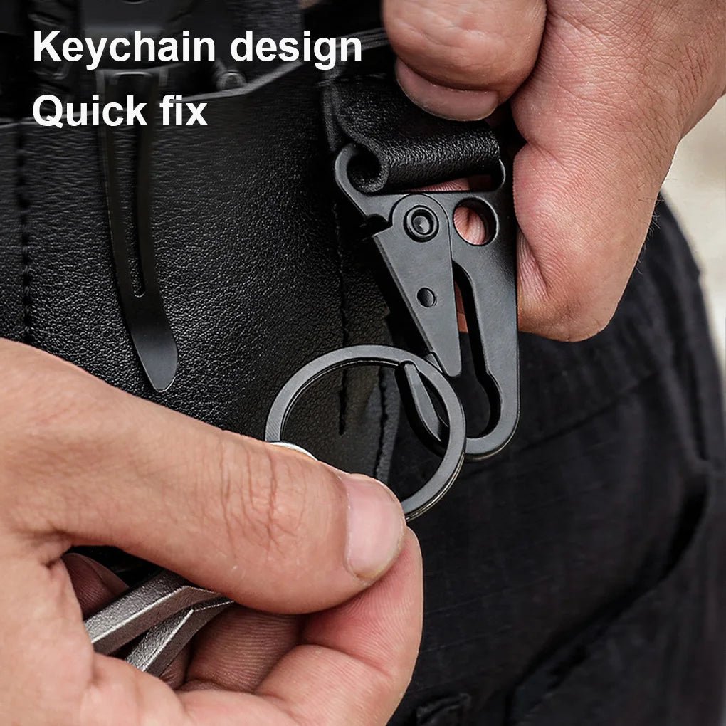 Multitool Sheath for Belt Leather Sheath for Man EDC Pocket Organizer Tool Pouch with Pen Holder Key Fob Flashlight Pouch - FushionX Techflex