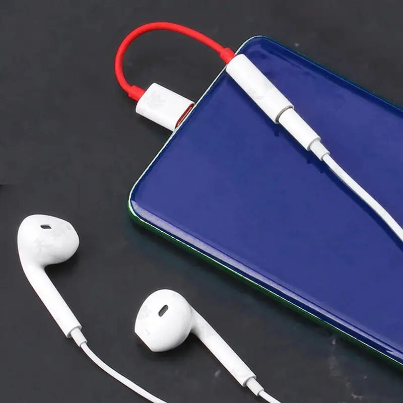 Original Oneplus 10 9 8 7T Pro 7 9R 8T Nord 2 5G USB Type C To 3 5MM Headphone - FushionX Techflex