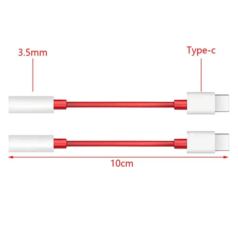 Original Oneplus 10 9 8 7T Pro 7 9R 8T Nord 2 5G USB Type C To 3 5MM Headphone - FushionX Techflex