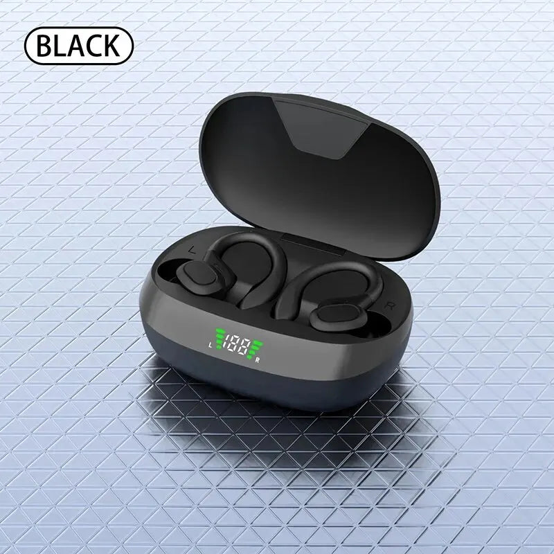 Original Wireless Earphones Ture Wireless Earbuds Ear Hook Sports HiFI Stereo Waterproof Headset With Mic TWS Headphone - FushionX Techflex
