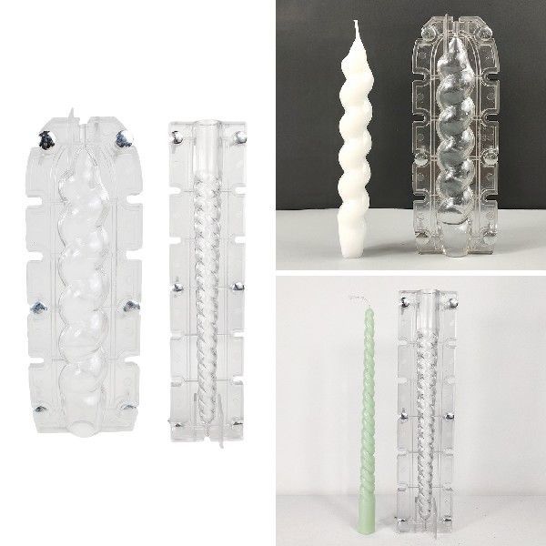 Plastic Candle Mold for Candle Making - Taper Candle Mould - FushionX Techflex