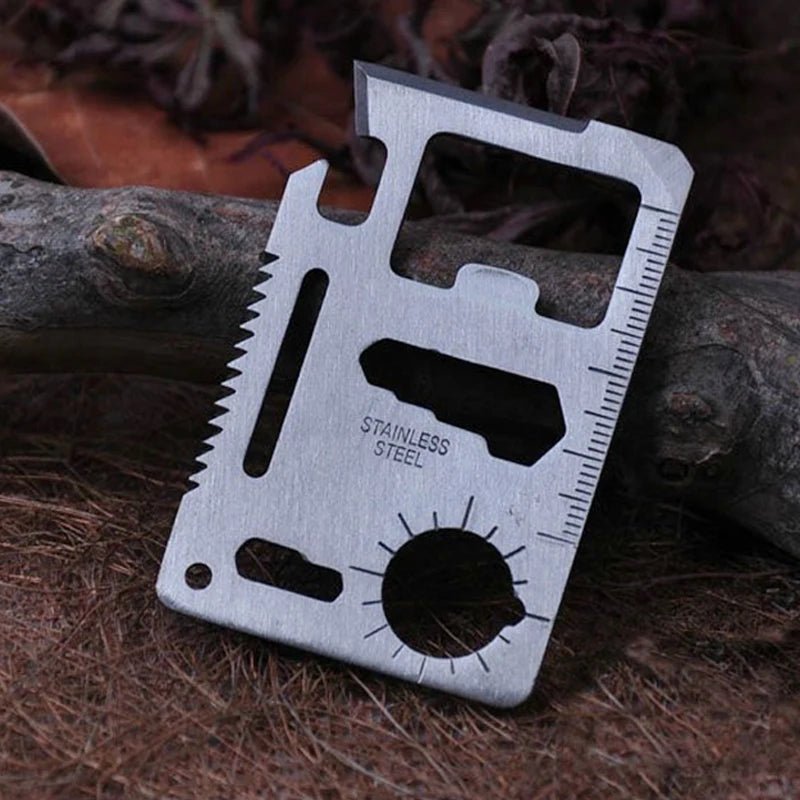 Pocket Tool Multifunction Credit Edc Outdoor Bottle Survive Gear Card Multi Multipurpose Gadget Camping Opener Wallet Kit - FushionX Techflex