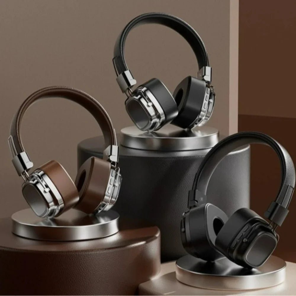 Retro High Beauty Trendy Marshall Head Mounted Bluetooth Earphones Wireless High Sound Quality Mobile Universal - FushionX Techflex
