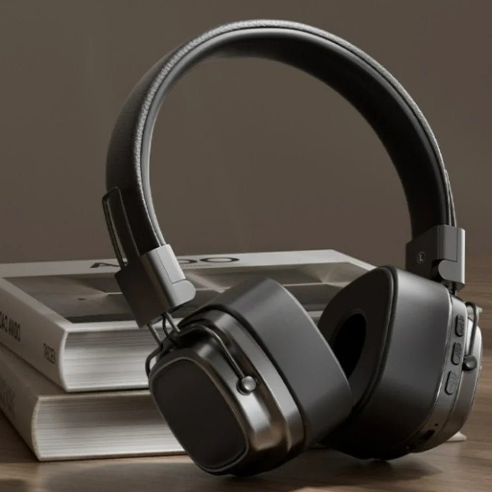 Retro High Beauty Trendy Marshall Head Mounted Bluetooth Earphones Wireless High Sound Quality Mobile Universal - FushionX Techflex