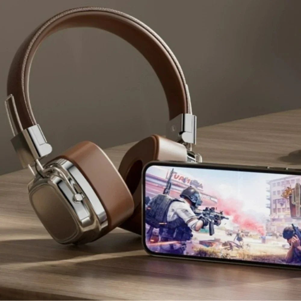 Retro High Beauty Trendy Marshall Head Mounted Bluetooth Earphones Wireless High Sound Quality Mobile Universal - FushionX Techflex