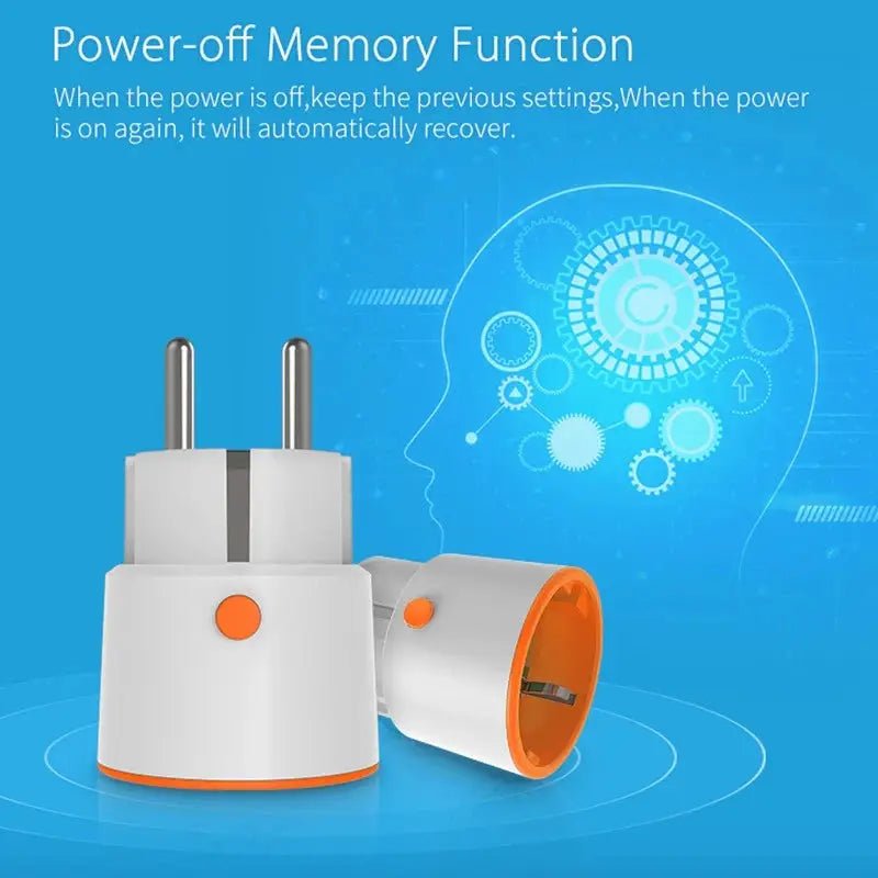 Tuya Smart Zigbee Power Plug EU 16A Socket Kwh Electricity Energy Monitor Singal Extender - FushionX Techflex