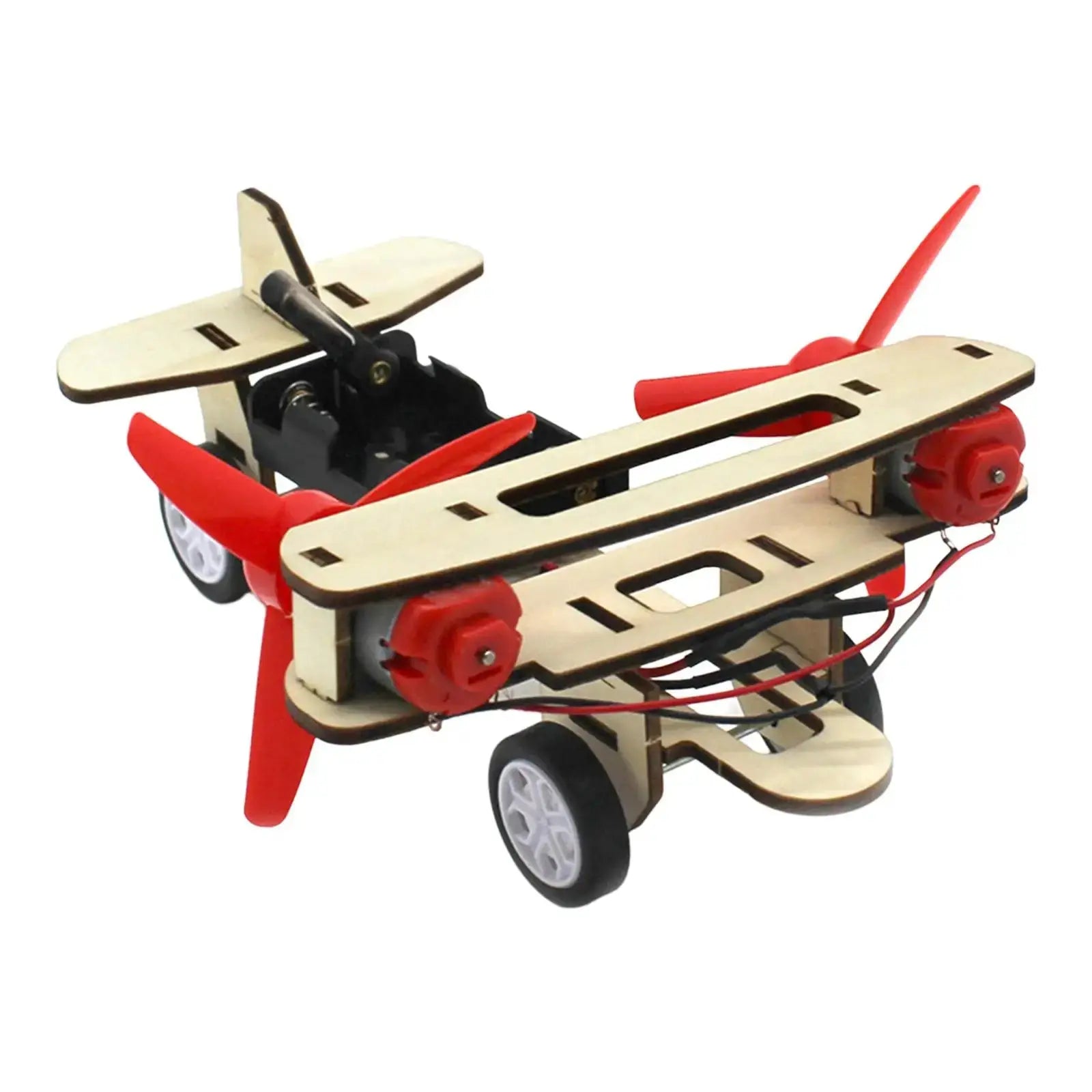 Wind Power Aircraft Electricity Model Fun Physical Scientific Experiment Set for Girls Boys Kids - FushionX Techflex