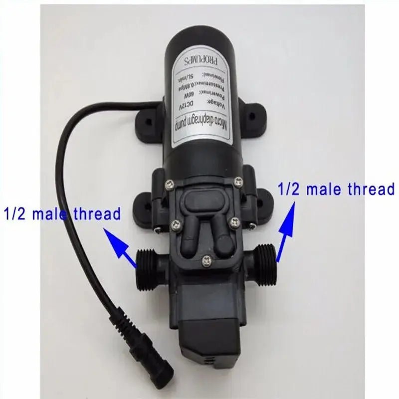 12v pump + power supply + tap water quick plug spray system set,trampoline cooling,humidification and dust removal - FushionX Techflex