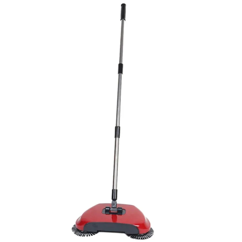 Household Hand Sweeping Machine Without Electricity 360 Degree Rotating,Automatic Cleaning Push Sweeper Broom