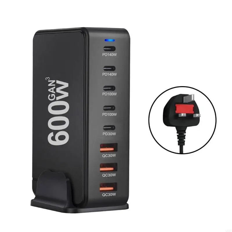 G8DF 600W 8 Port GaNs PD USB C USB A Adapters for Phone