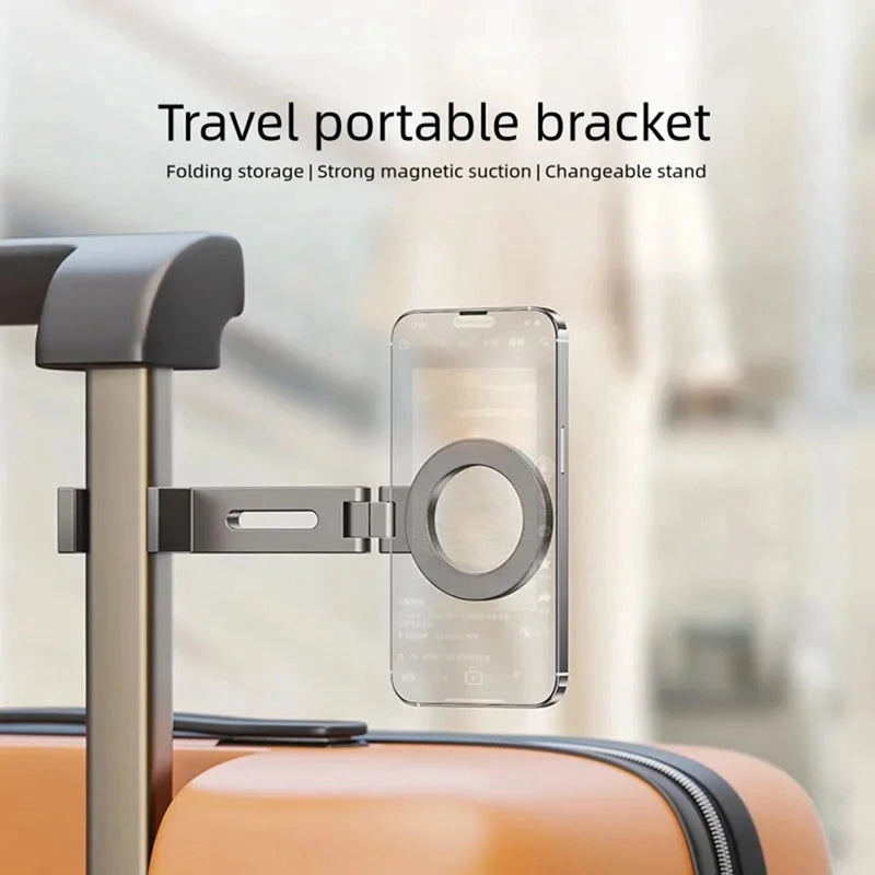 Universal Magnetic Phone Holder Travel Essential Flexible Rotation Hands-Free Airplane Phone Mount For Smartphone