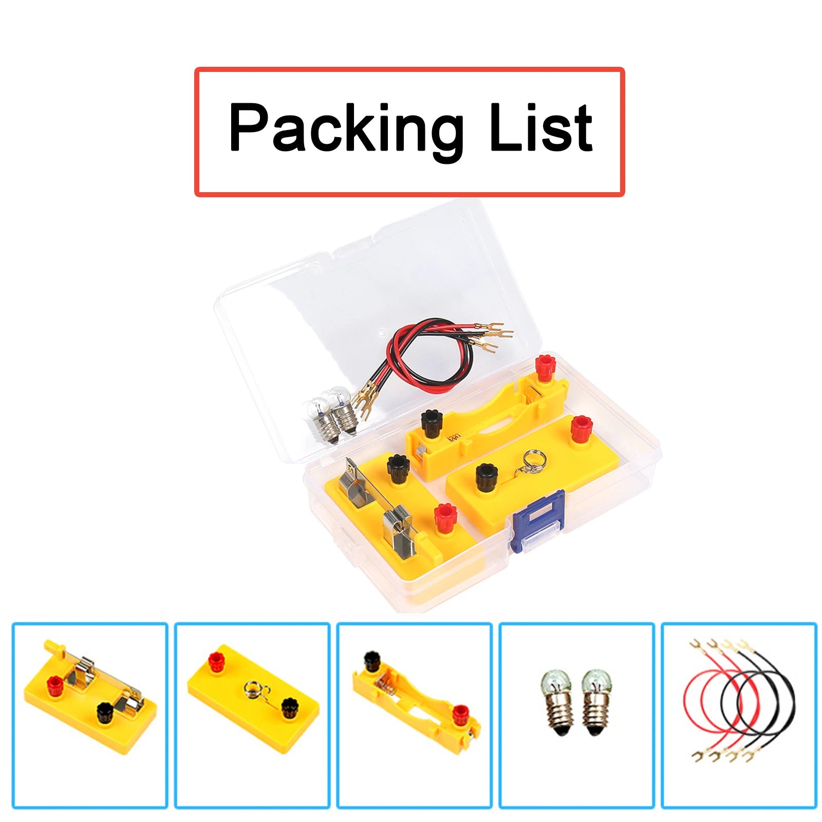 DIY Basic Circuit Electricity Learning Kit Physics Educational Toys For Children STEM Experiment