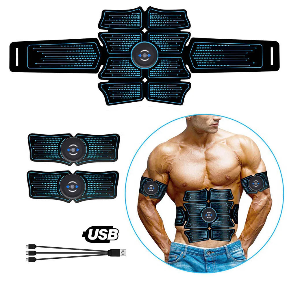 EMS Abdominal Belt Electrostimulation ABS Muscle Stimulator Hip Muscular Trainer Toner