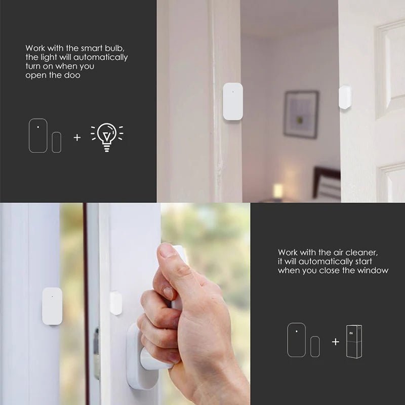Aqara Door Window Sensor Zigbee Wireless Connection Alarm Smart Mini Door Sensor Work With Aqara Gateway Mi Home HomeKit APP - FushionX Techflex