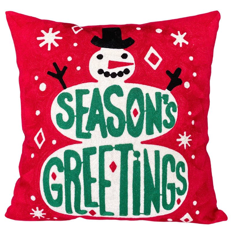 Christmas Gift New Year Cute Cartoon Office Cushion Throw Pillowcase - FushionX Techflex