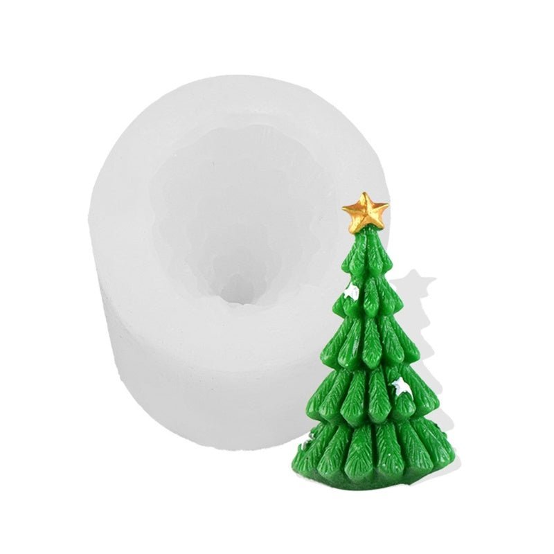 Christmas Tree Candle Mold Silicone Clay - FushionX Techflex