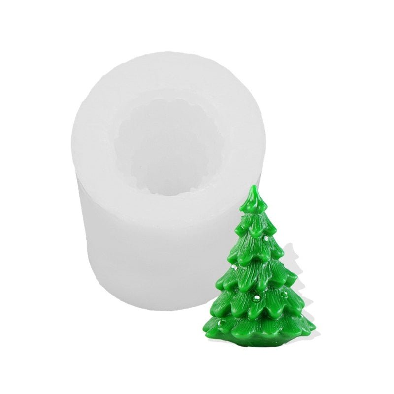 Christmas Tree Candle Mold Silicone Clay - FushionX Techflex