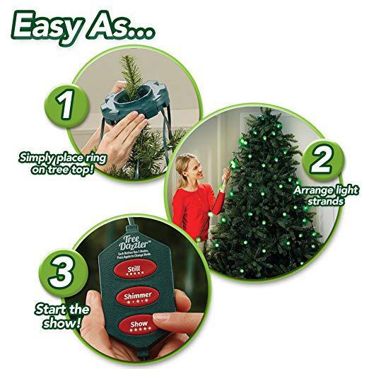 Christmas tree decoration lights string - FushionX Techflex