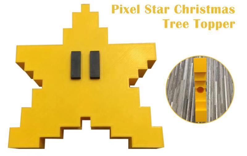 Christmas tree pixel starfish decoration - FushionX Techflex