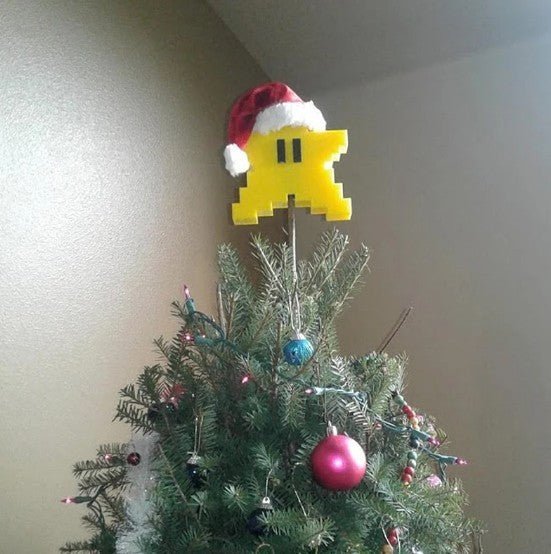 Christmas tree pixel starfish decoration - FushionX Techflex
