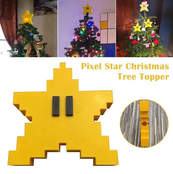 Christmas tree pixel starfish decoration - FushionX Techflex