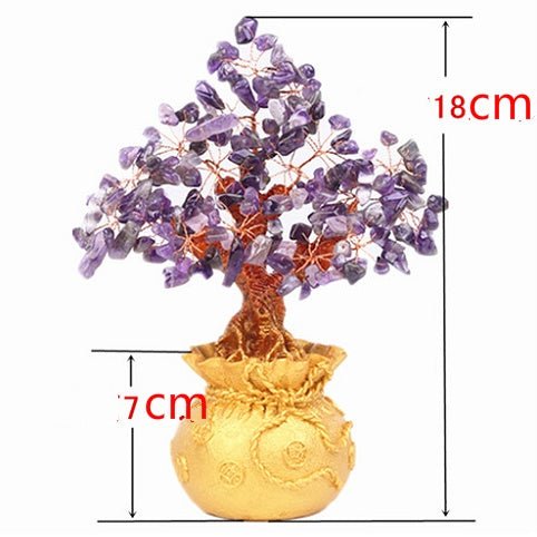 Crystal Lucky Tree Money Bag Tree Money Tree Creative Fashion Home Decoration Desktop Decoration - FushionX Techflex