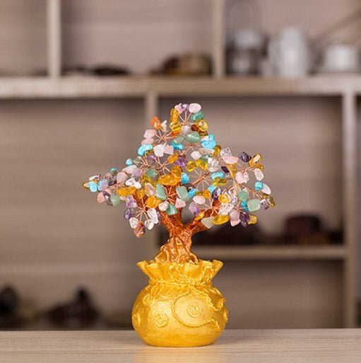 Crystal Lucky Tree Money Bag Tree Money Tree Creative Fashion Home Decoration Desktop Decoration - FushionX Techflex