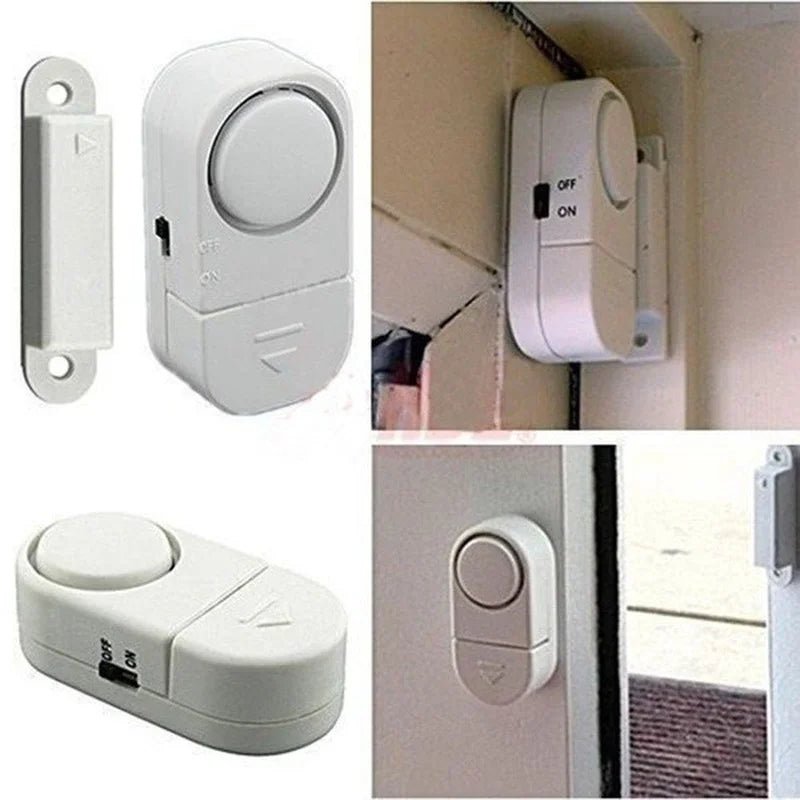 Door and Window Alarm Security Wireless Home Window Door Anti - theft Security Alarm System Magnetic Sensor - FushionX Techflex